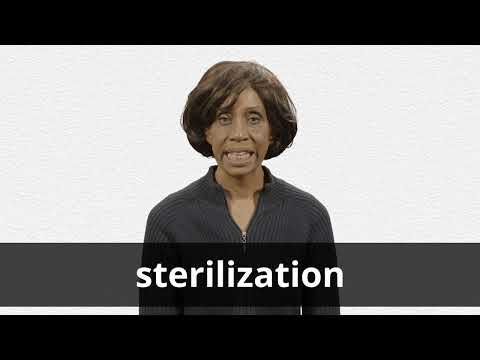 STERILIZATION definition and meaning | Collins English Dictionary