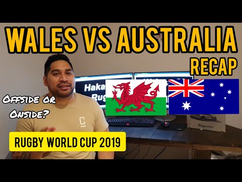 Rugby World Cup Recap - Wales vs Australia #RWC2019 #RugbyWorldCup #Rugby