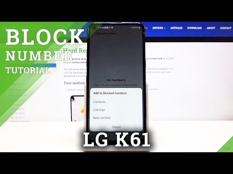 How to Block Number in LG K61 – Add Number to Blacklist
