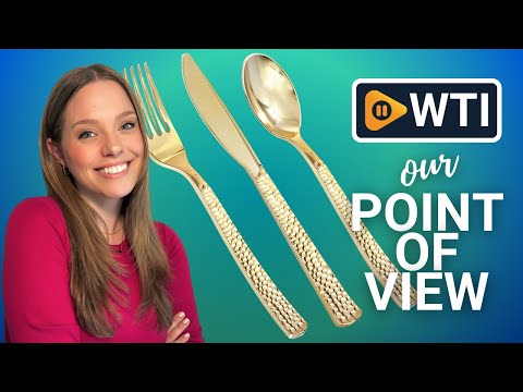 360pcs Plastic Gold Silverware - WTI product video review