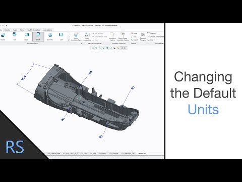 How to Change Units in Creo