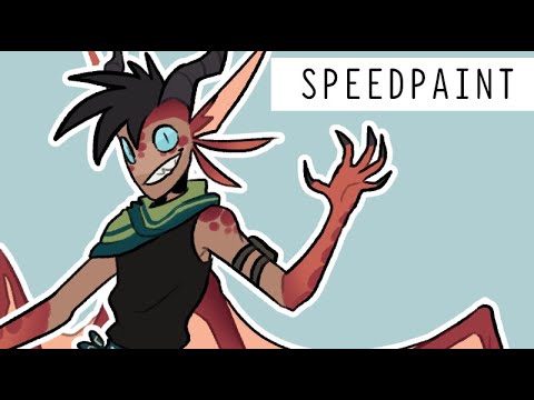 Speedpaint 134 // Humanoid Scrigel !