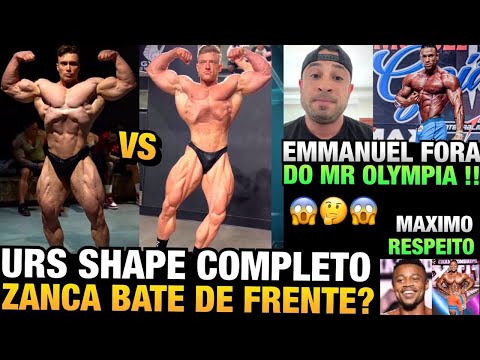 ZANCA VS URS SHAPES ATUAIS LADO A LADO - EMMANUEL FORA DO OLYMPIA PELO VISTO AMERICANO E MAIS