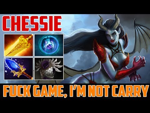 Chessie - Queen of pain - WTF this game, I'm not Carry - Dota 2 Gameplay 2017