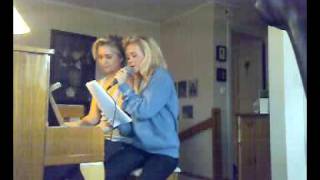 Silje and Jenny preforming Teenage years by Jenny