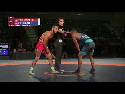 GOLD GR - 60 kg: D. TORO CASTANE (COL) v. L. FUENFFINGER (USA)