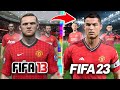 I Rebuild Manchester United From FIFA 13 to FIFA 23!