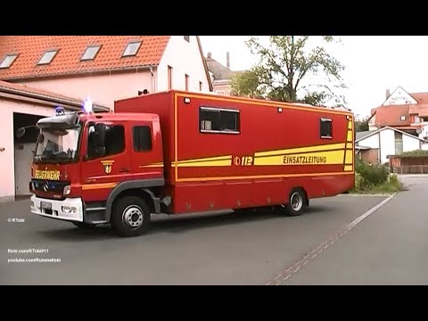 Kreischa volunteer fire dept. command unit lights setup - walk around [GER | 2012]