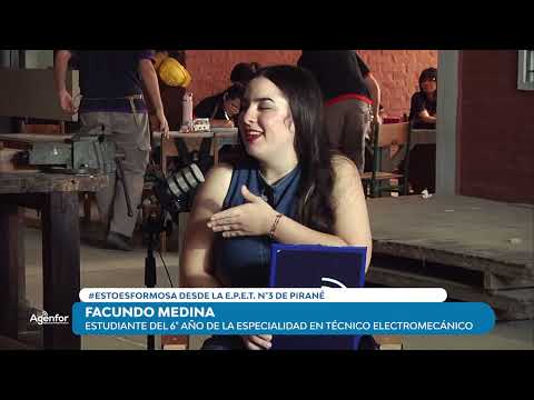 ESTO ES FORMOSA: Facundo Medina, estudiante de la EPET N°3 de Pirané - 18/5/2026