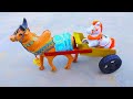Homemade Mini Cow Cart How To Make Cow Bullock Cart At Home Easy Village Home
