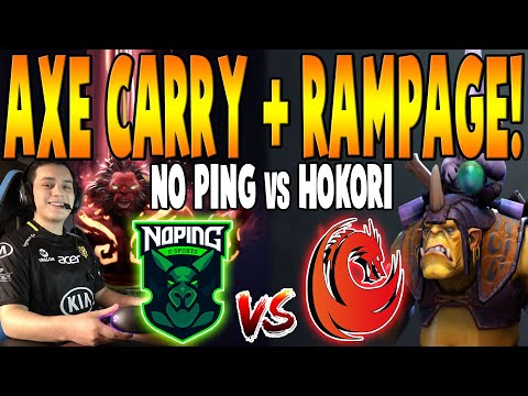 NO PING vs HOKORI [BO2] - Sacan el AXE CARRY + Rampage! - MOBIUS MAESTROS DOTA 2