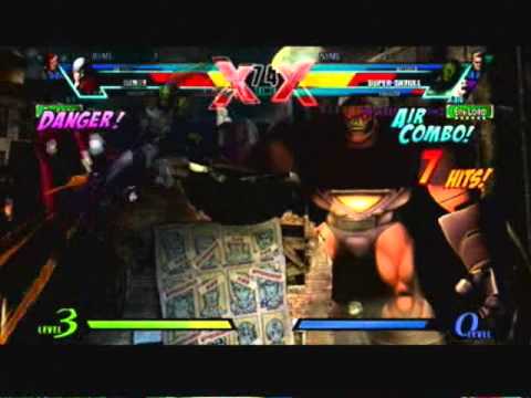 UMvC3: Queen (Skrull/Haggar/Wesker) vs Mag/Dante/Akuma 2