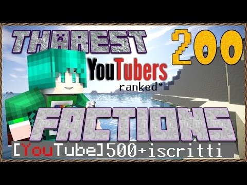 FACTIONS ITA Ep 200 - STORIA DI UNO YOUTUBER BANNATO BlueFire Gaming Minecraft Italia