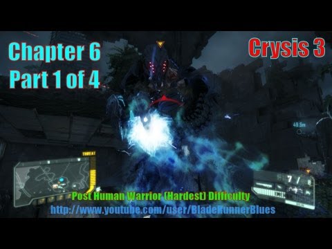 16 Only Human Pt1/4 Crysis 3 Stealth Walkthrough Hardest Difficulty Max Graphical Settings 1080p