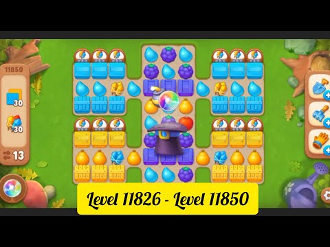 Gardenscapes ( Level 11826 - Level 11850 ) - All Puzzles - Gameplay PART - 522