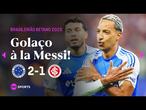 MATHEUS PEREIRA ANOTA GOL DE GÊNIO E CRUZEIRO AFUNDA O INTER EM CRISE | CRUZEIRO 2X1 INTERNACIONAL