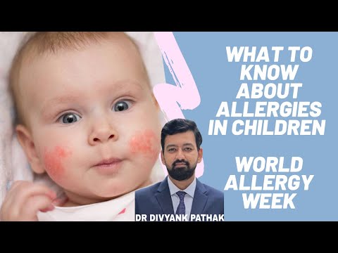  Want to know about allergies in children?? World Allergy Week 2021