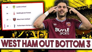West Ham Send Spurs Into Relegation Zone | Mavropanos Continues To Be a Hero!