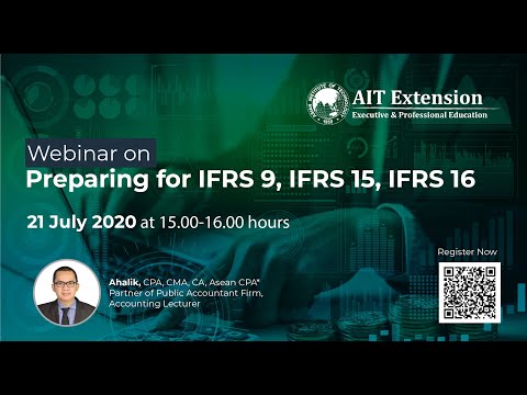 Webinar on "Preparing for IFRS 9, IFRS 15, IFRS 16