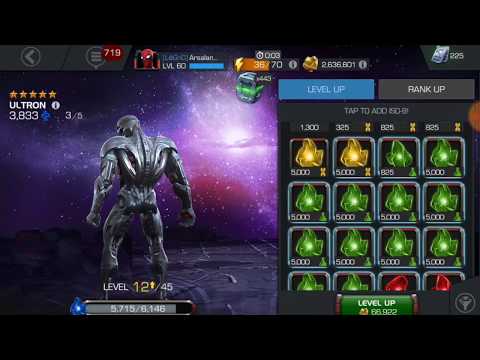 Rank Up 5* Ultron to R3 (No Game Play) - Marvel Contest of Champions