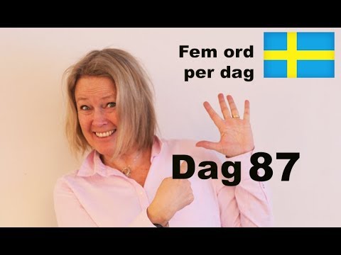 Dag 87 - Fem ord per dag - foten, fötter - handen, händer - Svenska A1 CEFR