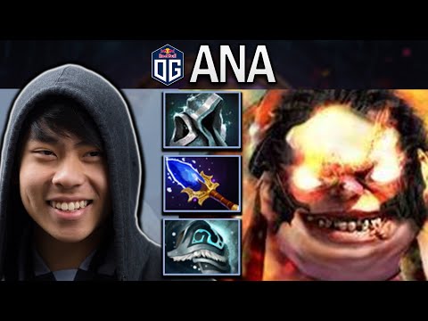 OG.ANA USES HIS FAVORITE OFFLANER PUDGE WITH ETERNAL SHROUD - DOTA 2 GAMEPLAY