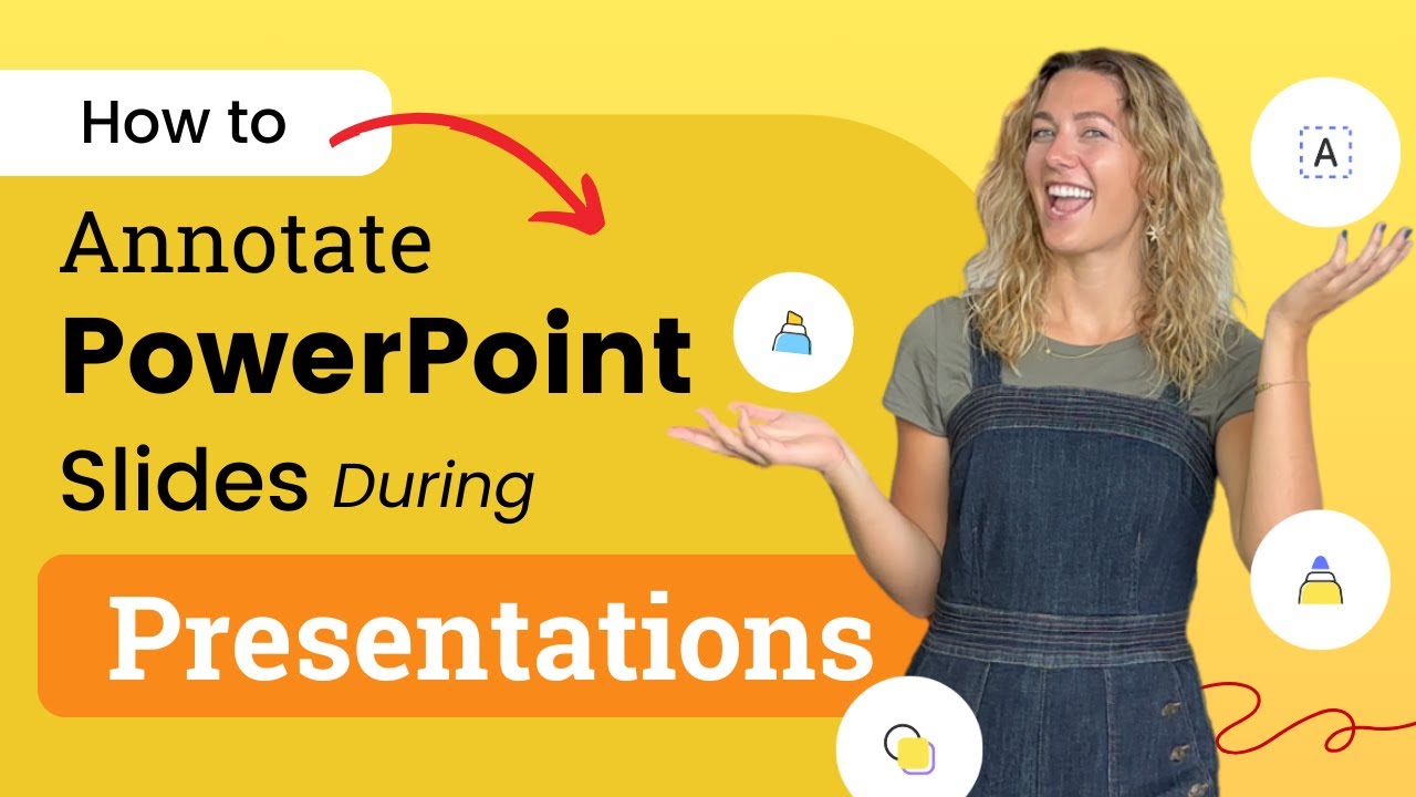Annotate PowerPoint Slides [ pens, highlighters, shapes, text box ]