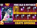 😱 8 FREE OLD MYTHIC,0 UC RP CRATE OPENING | FREE RP CHOICE CRATE OPENING | FREE A6 ROYAL PASS MYTHIC