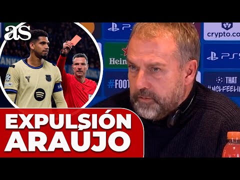 El 'DARDO' de FLICK a ARAÚJO tras su EXPULSIÓN | CHELSEA 3 - FC BARCELONA 0 | CHAMPIONS LEAGUE