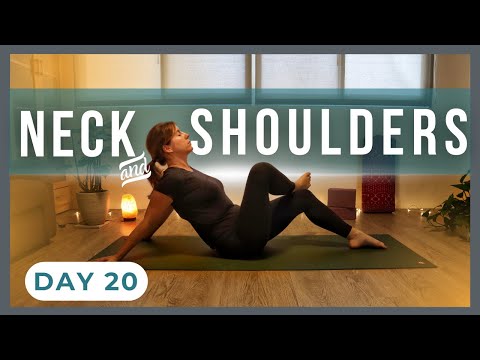 30-Min Neck & Shoulder Stretch | Bedtime Yin Yoga Challenge Day 20