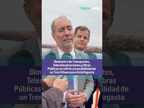 Biministro de Transportes, Telecomunicaciones y O.O.P.P. se refirió a posibilidad de un Tren Urbano