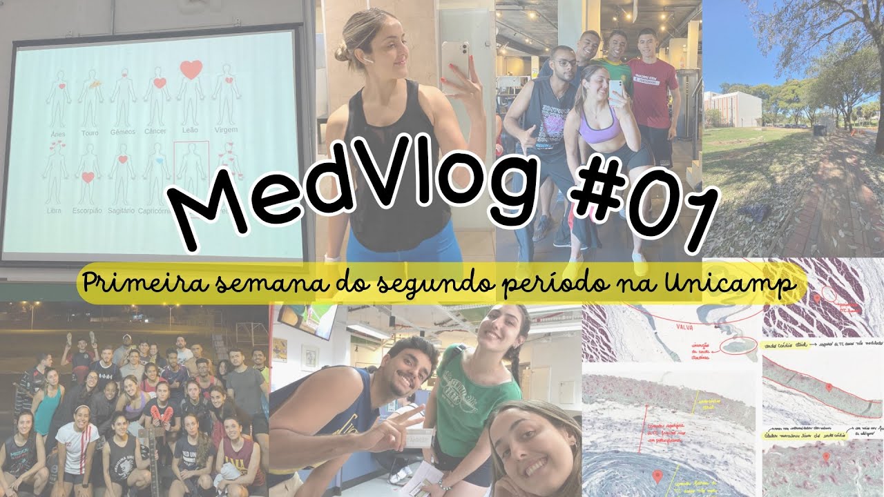 Rotina de uma estudante de Medicina na Unicamp #01 | Primeira semana do segundo período