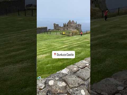 Ireland's most iconic castle - Dunluce Castle #irishhistory #northernireland