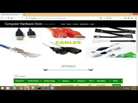Computer Hardware Store ASP NET Project | By Pankaj Panjwani