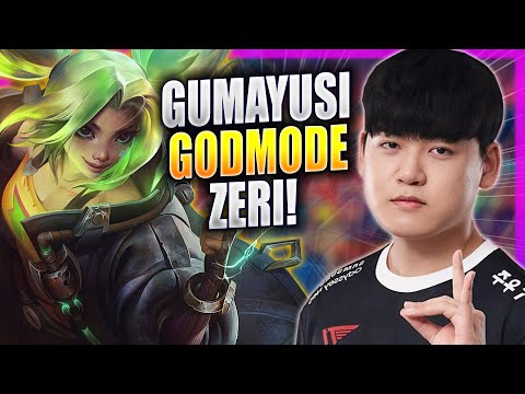 GUMAYUSI LITERALLY GOD MODE WITH ZERI! - T1 Gumayusi Plays Zeri ADC vs Kai'sa! | Season 2023