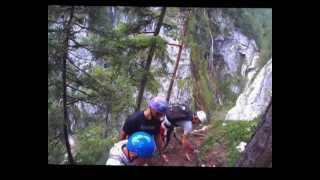 preview picture of video 'Klettersteig HIAS Silberkarklamm Dachstein 2012 02'