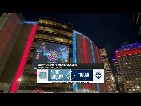 ESPN CBB intro | 9 North Carolina vs 5 UConn | 12/5/2023