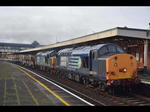 #749: [Flask] DRS Class 37604 & 37606 thrash past Llandudno Junction (28/10/16)