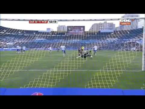 Real Zaragoza Vs FC Barcelona 0-2 - All Goals  Match Highlights - October 23 2010