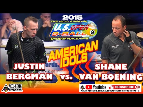 2015: Justin BERGMAN vs Shane VAN BOENING - 40th Annual U.S. OPEN Championships