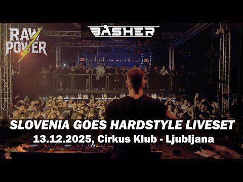Basher @ Slovenia Goes Hardstyle (13.12.2025 Cirkus, Ljubljana - Raw Hardstyle & Xtra Raw Liveset)