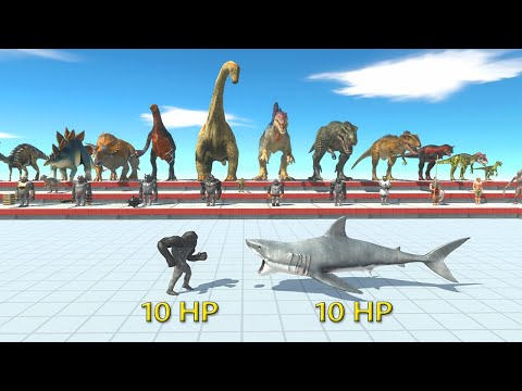 10HP Tournament All Units - Animal Revolt Battle Simulator