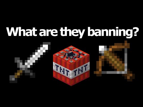 Mojang set to ban "adult weapons" from the game.