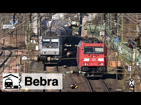 Güterzugs-Invasion im Bahnhof Bebra