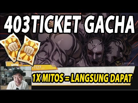 🔥🔥403TICKET GACHA!! MITOS CENTANG CENTUNG MEMANG GOKIL!! - ONE PUNCH MAN:The Strongest