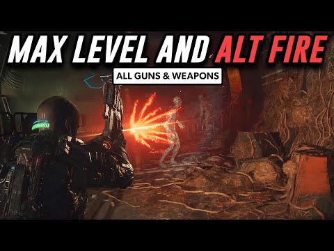 THE CALLISTO PROTOCOL - Max Level and Alternative Fire - All Guns and Weapons