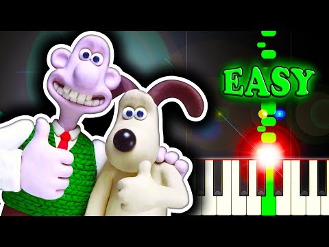 WALLACE AND GROMIT THEME - A GRAND DAY OUT - Piano Tutorial