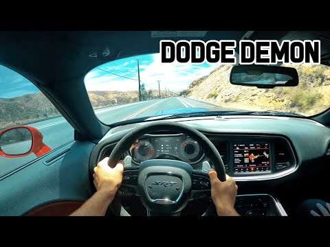 The Dodge Challenger SRT Demon Makes You Laugh Like a Child (POV Drive Review)