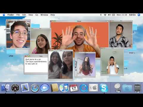 Adrian Bello - Hablar x Skype (Lyric Video)