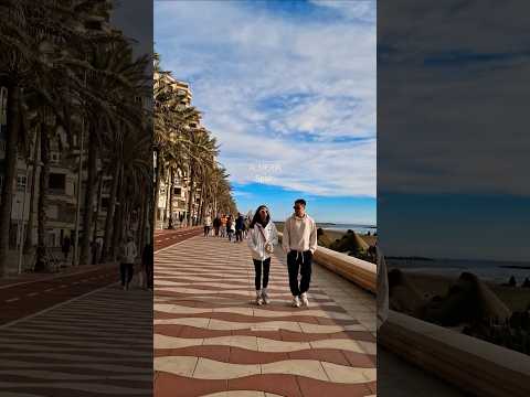 📍ALMERÍA Beach Walk 💙 Europe's Sunniest City ☀️ Andalusia's Most Oriental Capital, Spain #travel